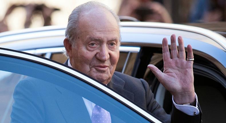 Spain's former king Juan Carlos abdicated in 2014