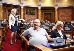 skupstina srbije06 srs vojislav seselj natasa jovanovic foto v lalic