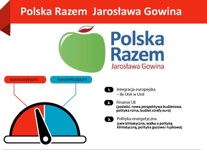 <b>1.</b> Kluczowe jest zachowanie funkcji UE jako związku gospodarczego niezależnych państw. Do przenoszenia kolejnych kompetencji do Brukseli powinniśmy podchodzić bardzo ostrożnie. Unia nie może całkowicie przekształcić się w firmę z przewagą kapitału niemiecko-francuskiego. Jestem przeciwnikiem tworzenia osobnych unijnych sił zbrojnych. Współpraca powinna przebiegać 
w ramach NATO.<br><br>


<b>2.</b>Jestem przeciwnikiem nakładania nowych podatków, zwłaszcza na poziomie unijnym. Kwestie podatkowe powinny być przedmiotem konkurencji między państwami Wspólnoty. Polska powinna  stawiać na jak największe środki na badania i rozwój oraz infrastrukturę. Najważniejsze jest rozsądne spożytkowanie pieniędzy z obecnego budżetu. <br><br>

<b>3.</b>Jak najmniej ograniczeń w emisji  CO2. Ważne dla nas jest stanowisko dla komisarza ds. klimatu.  Priorytetem  jest wymuszenie przestrzegania zasad trzeciego pakietu energetycznego. Koniec z ulgami dla Gazpromu. Przez stworzenie wspólnego rynku gazu  powinniśmy naciskać na Rosję. Jak najmniej regulacji w sprawie.