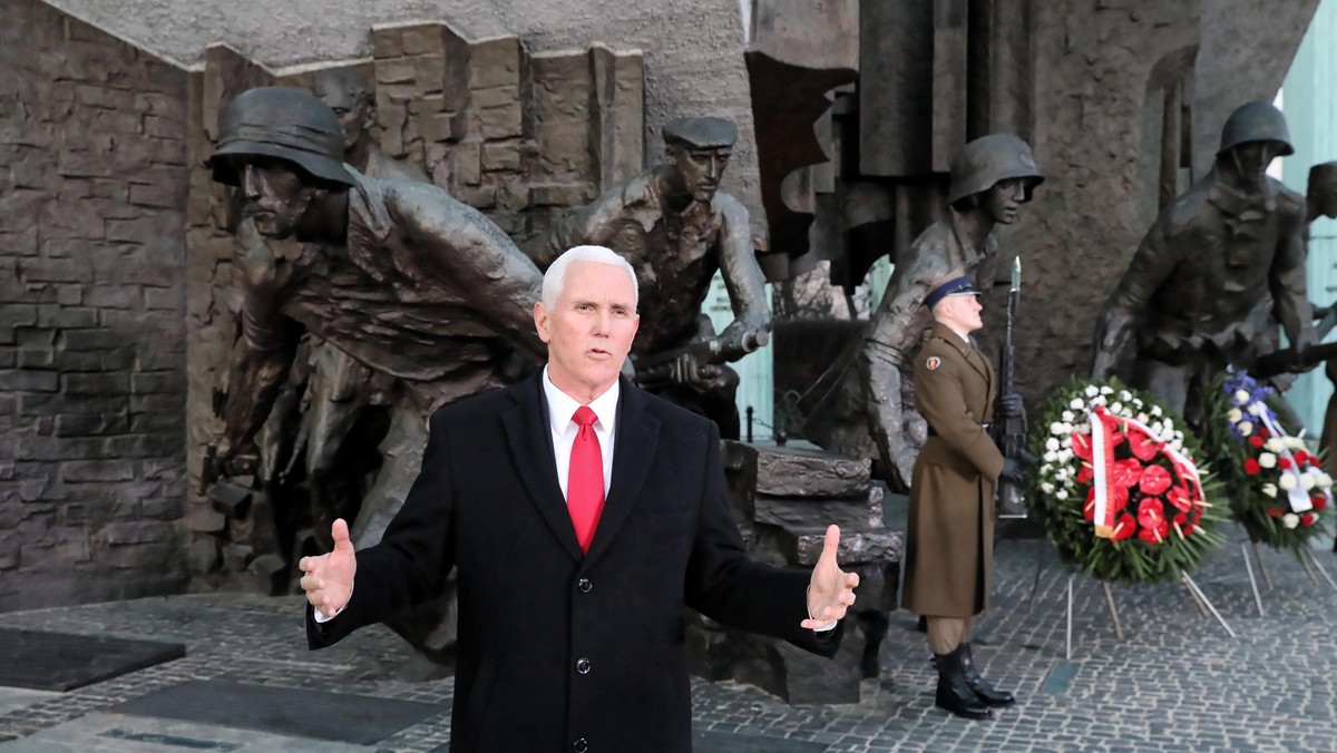 Mike Pence Warszawa 