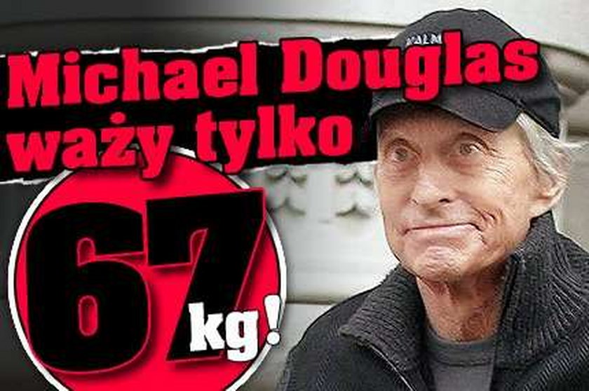 Michael Douglas waży tylko 67 kg!