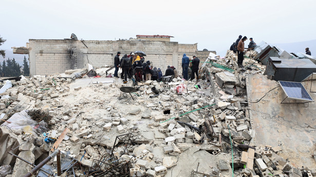 Trzesięnie ziemi w Syrii