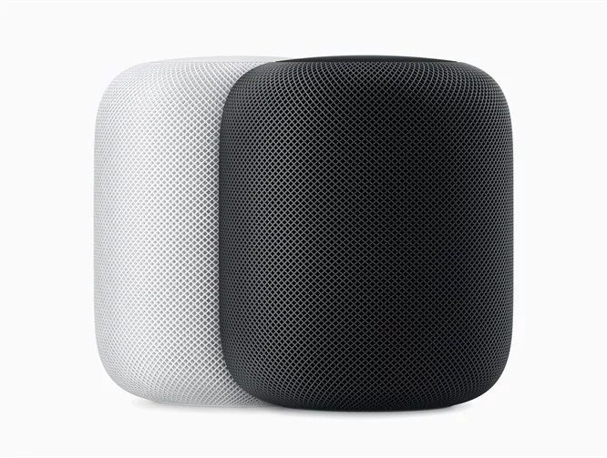 HomePod dostępny jest w dwóch kolorach obudowy