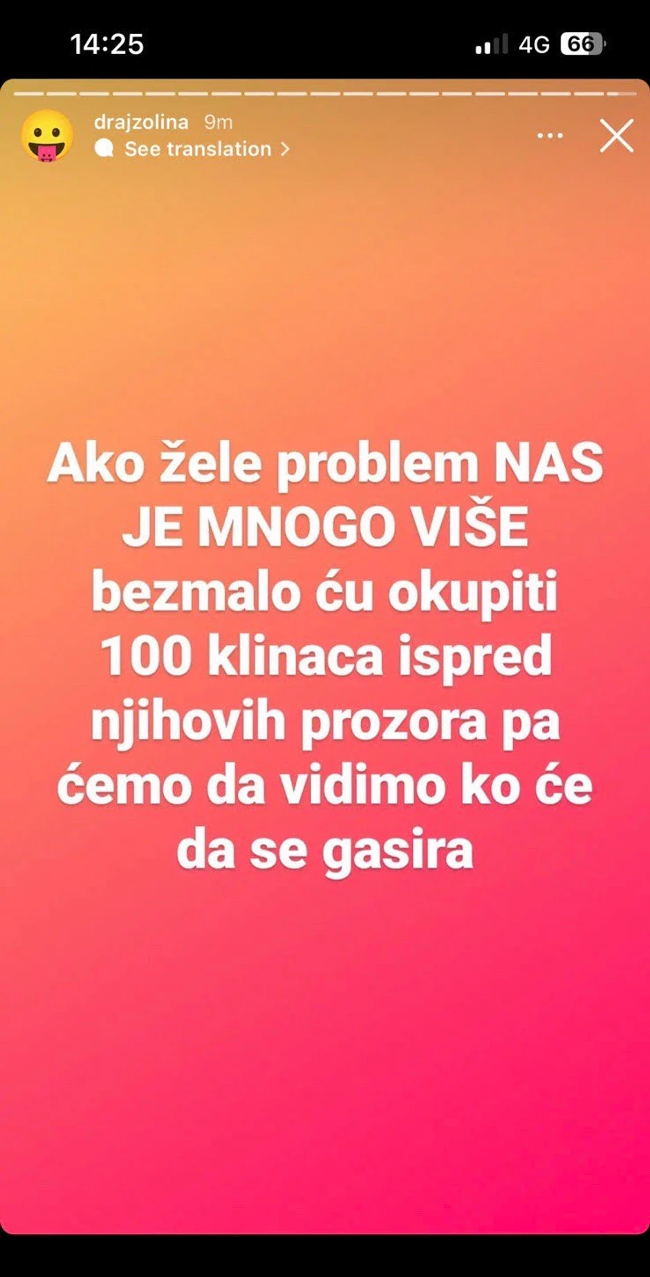 Manijak iz Batajnice preti na društvenim mrežama