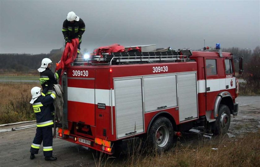 Pożar cystern kolejowych w Białymstoku