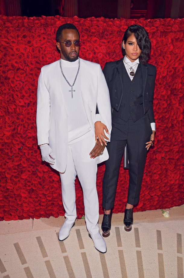 P. Diddy I Cassie na Gali Heavenly Bodies: Fashion & The Catholic Imagination Costume Institute W Metropolitan Museum of Art, 7 Maja 2018 r.
