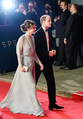 Książę William i księżna Catherine na premierze 'Spectre' w Londynie
