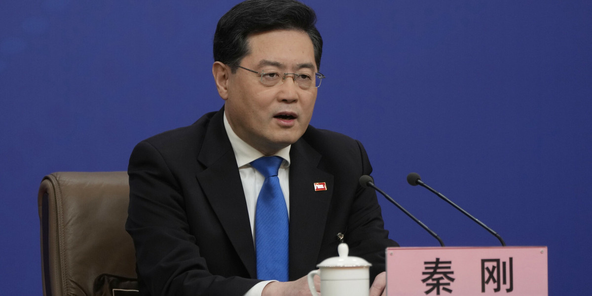Minister spraw zagranicznych Chin Qin Gang
