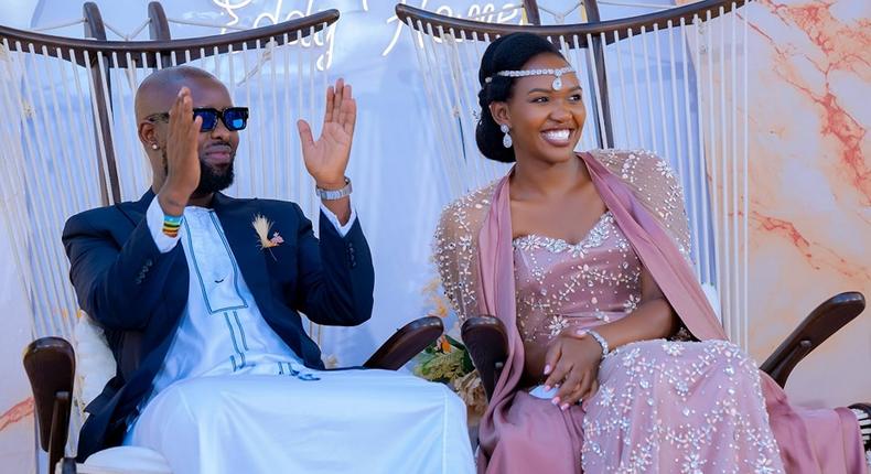 Singer Eddy Kenzo and Fiona Nyamutoro at their recent function. Meticulous planning and attention to detail is required for managing special events