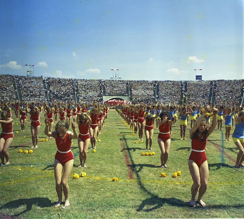 Stadion Dziesięciolecia  06.1973.