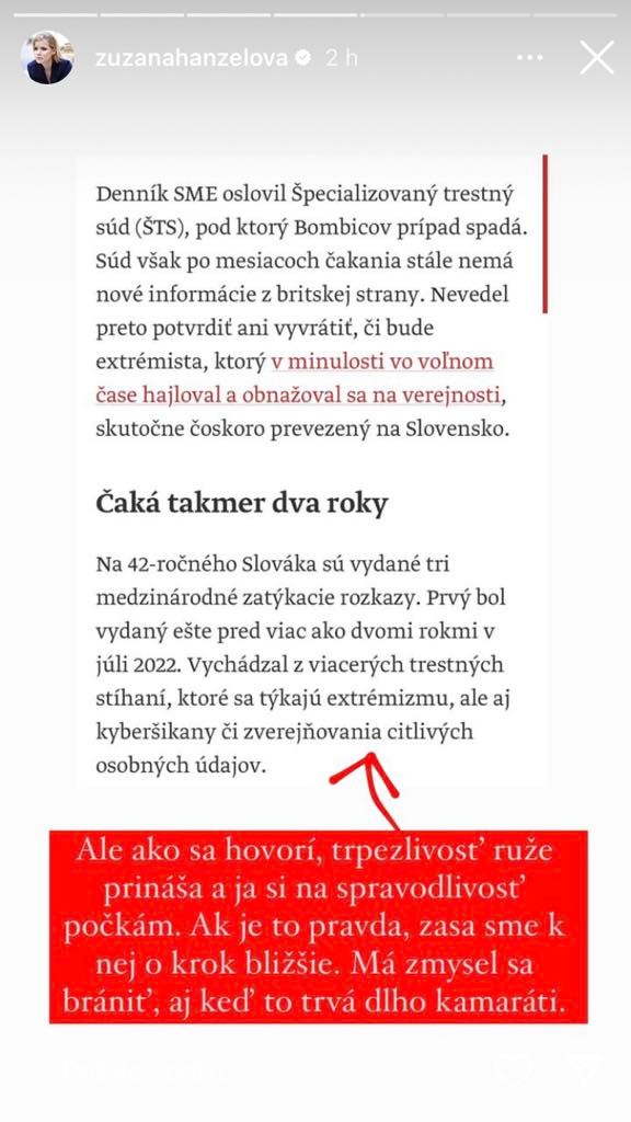 Novinárka sa rozpísala na sociálnej sieti.