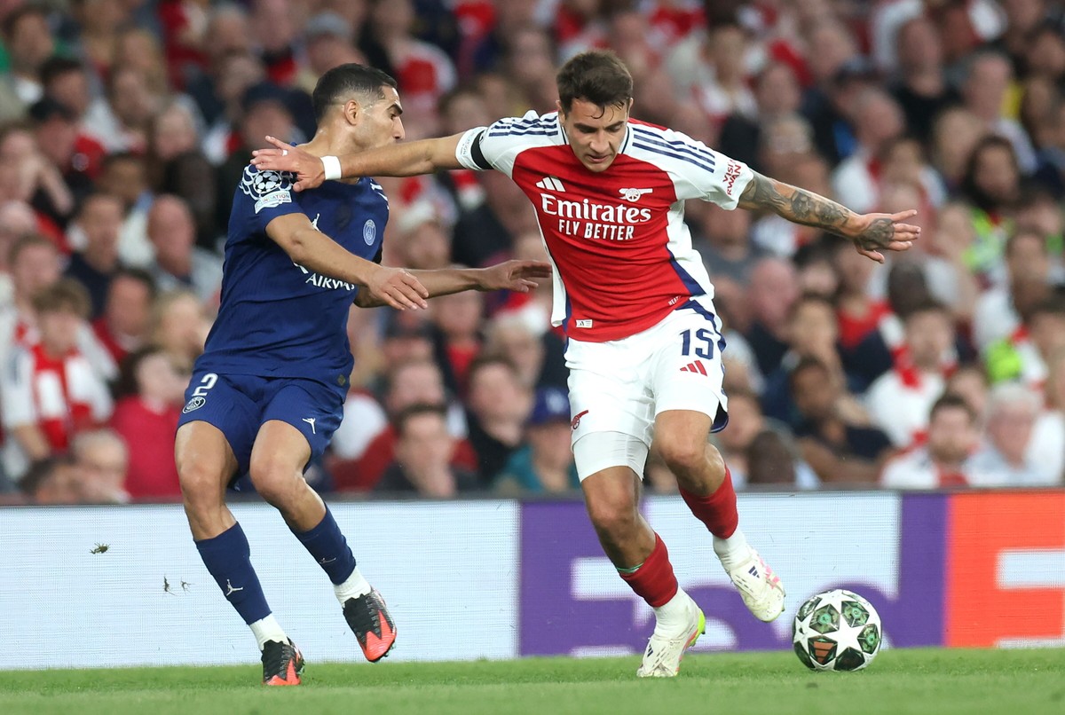 Kiwior zagrał dobry mecz, ale to Paris Saint-Germain jest bliżej finału Ligi Mistrzów