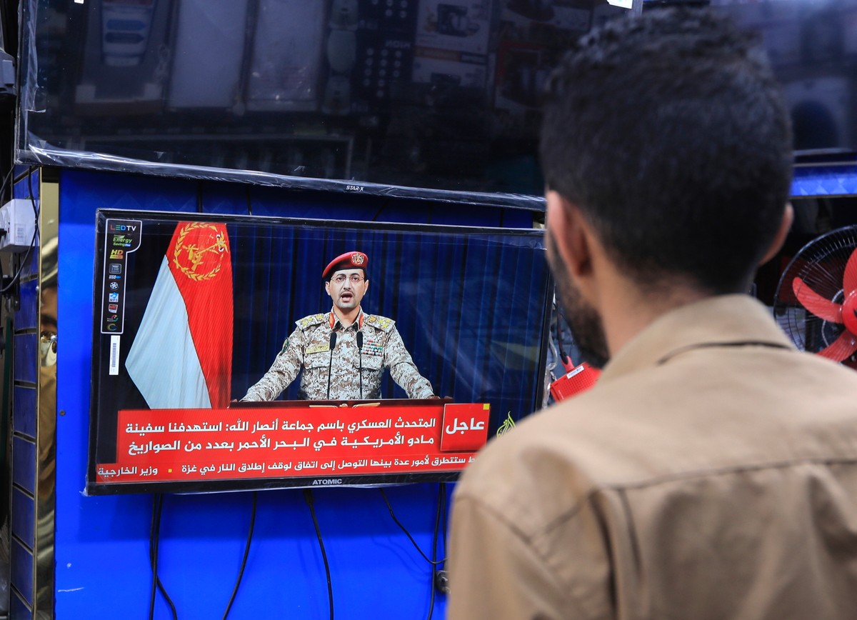 Oświadczenie telewizyjne rzecznika wojskowego Huti