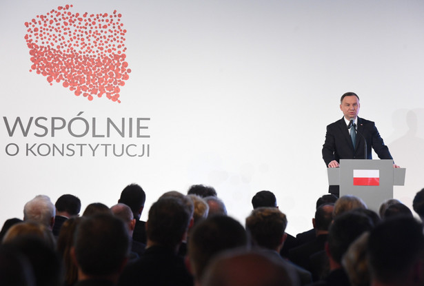 Prezydent Duda na konferencji w sprawie referendum konstytucyjnego