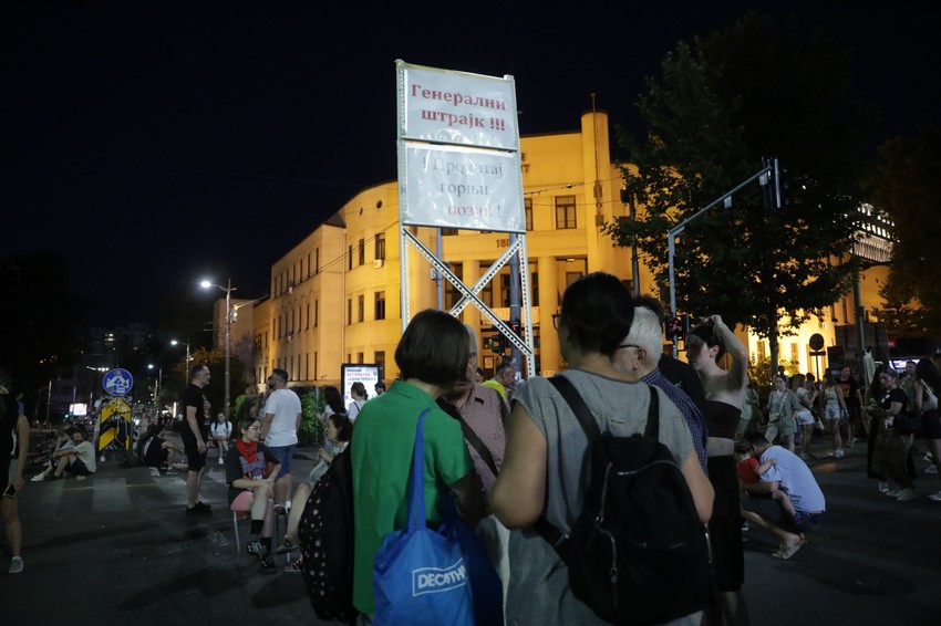beograd studenti blokade protesti bulevar pravni fakultet