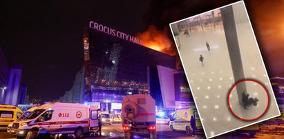 Szokujące sceny w Crocus City Hall. To zapis rozpaczliwej walki o życie. Dramatyczne nagranie