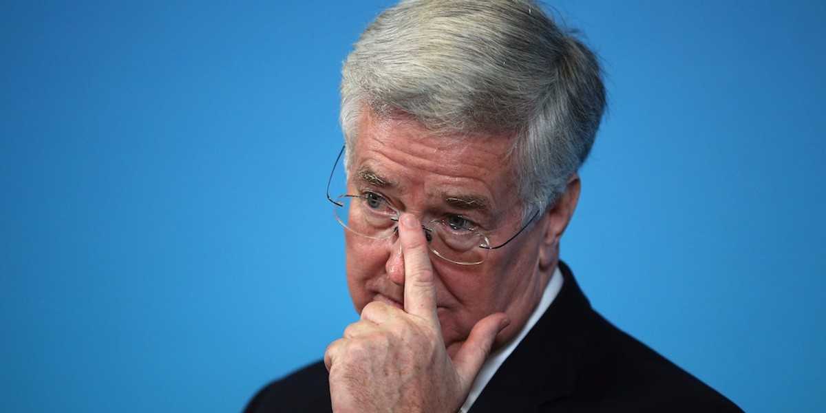 Allegation of 'lunge' at female journalist reportedly forced resignation of ex-Defence Secretary Fallon