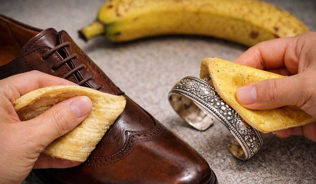 Poliranje korom od banane