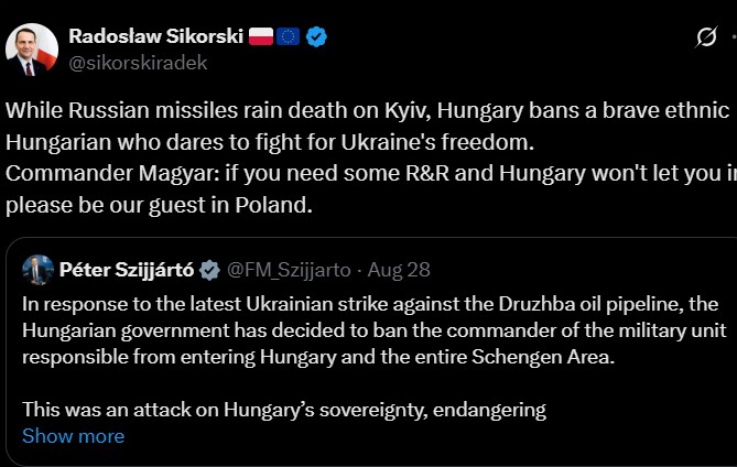 Wojna wpisów na x.com z udziałem polskiego MSZ