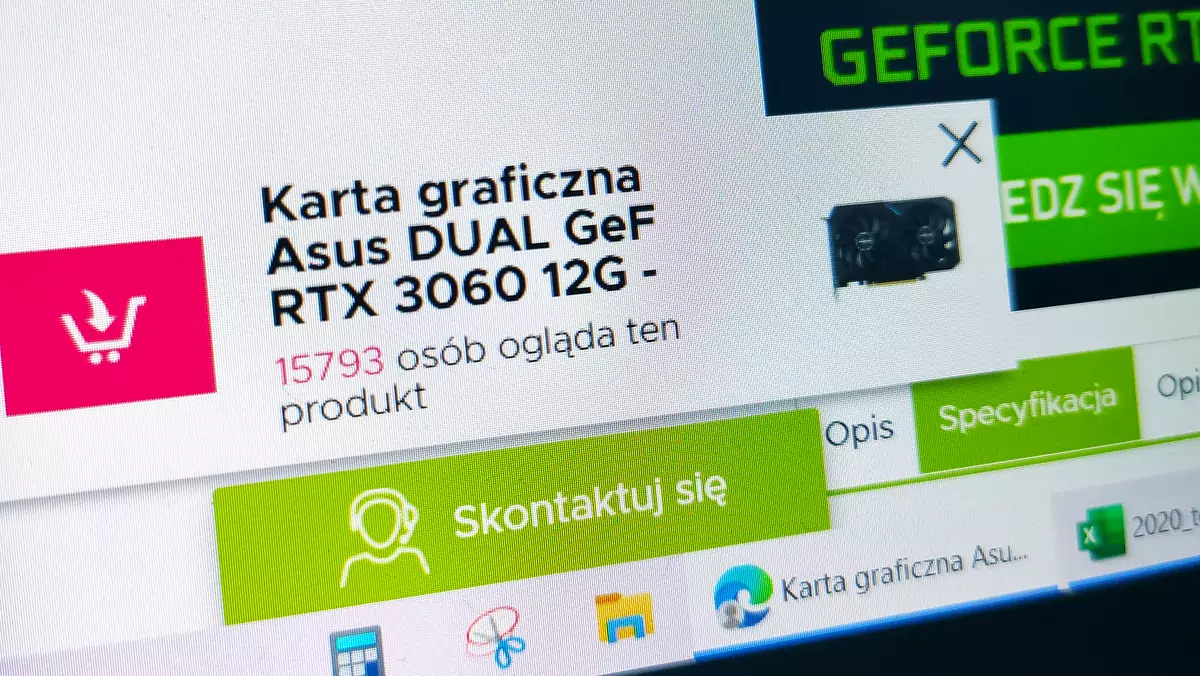 RTX 3060 – zainteresowanie kartą w dniu premiery