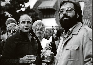 Brando i Kopola na snimanju "Kuma"