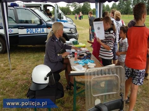 Dzień dziecka z policją