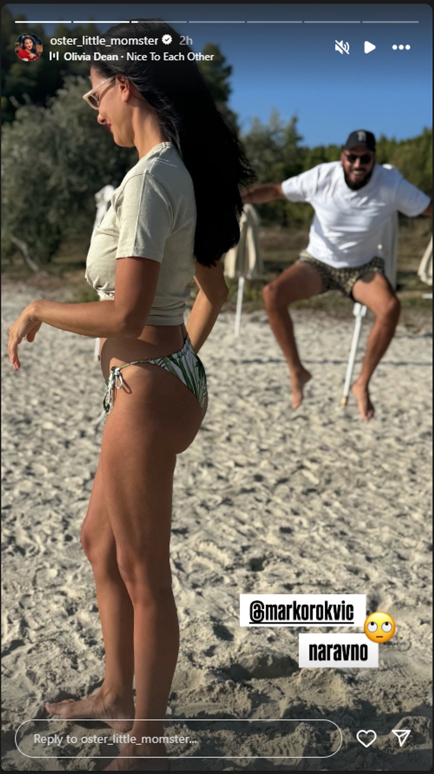 Sari Rokvić Marko upao u kadar