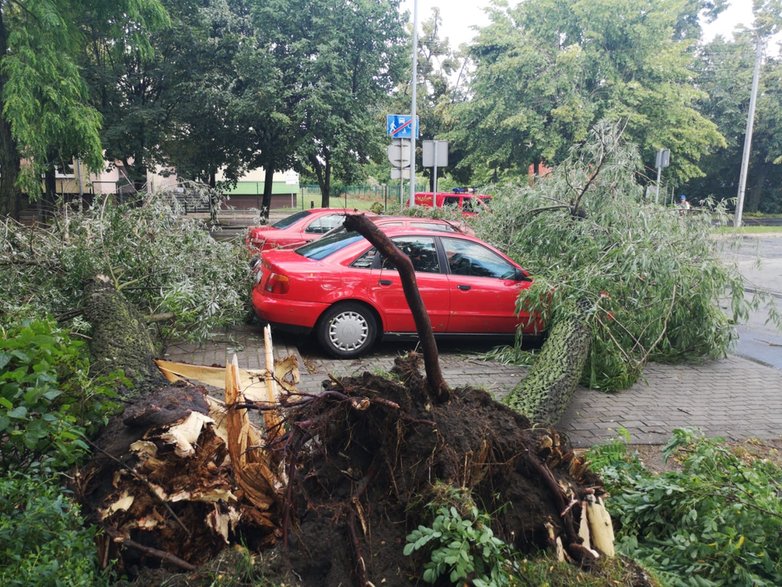 Nawałnica w Zduńskiej Woli