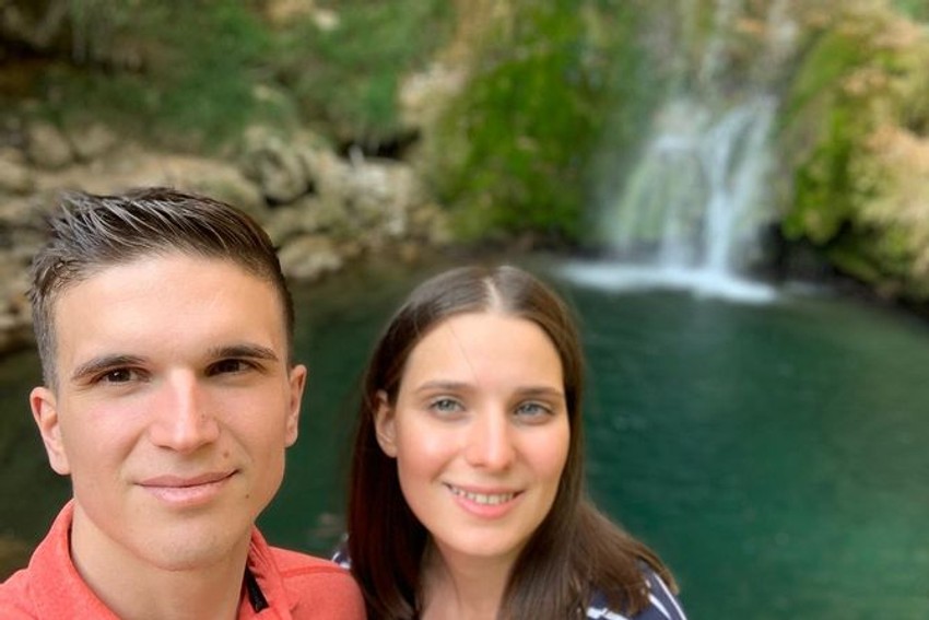 Stefan Rusov i Milica Mirjanović