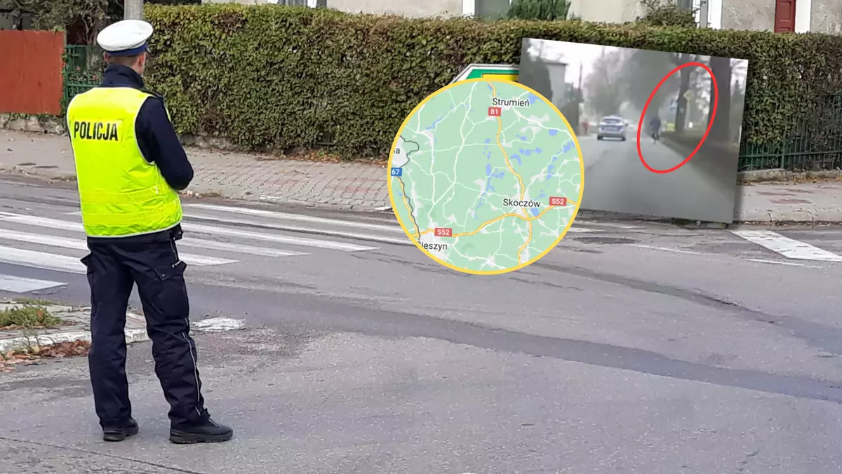 Policjanci nie wiedzieli, że są nagrywani (Screen: Stop Cham/Google Maps)