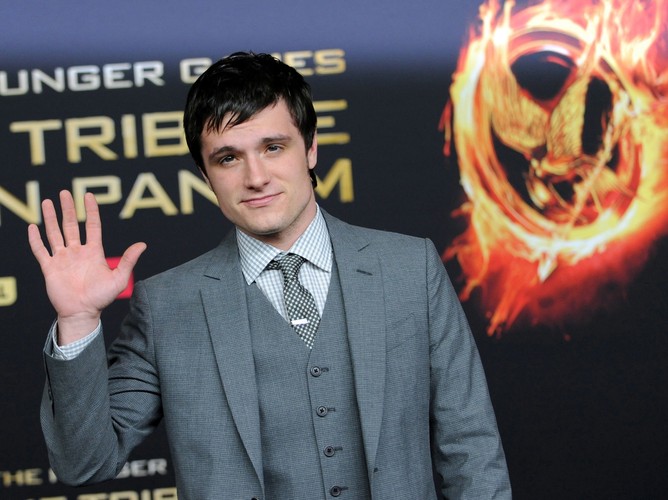 Josh Hutcherson na berlińskiej premierze