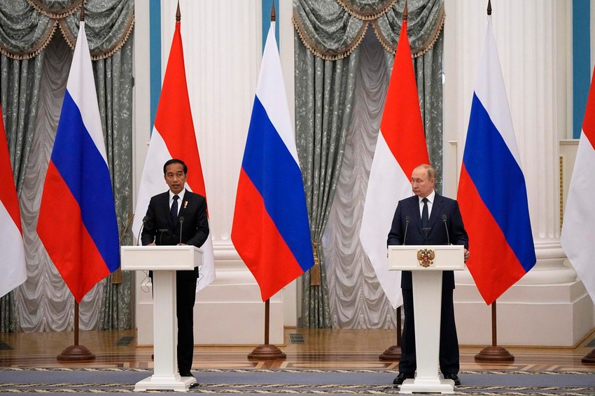 Joko Widodo Vladimir Putin