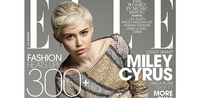 Miley Cyrus i hipsterskie wnętrza w "Elle"