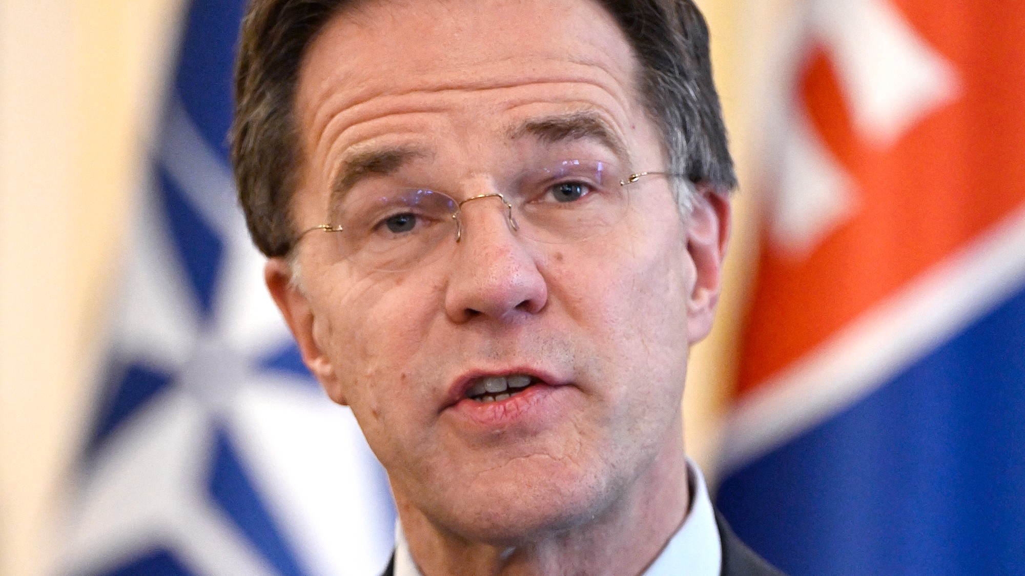 Na snímke generálny tajomník NATO Mark Rutte.