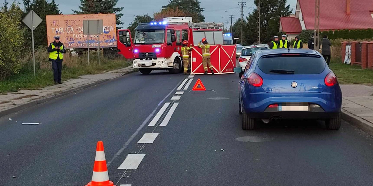 Śmierć na drodze we Włocławku. Potrącona 38-latka zginęła na miejscu