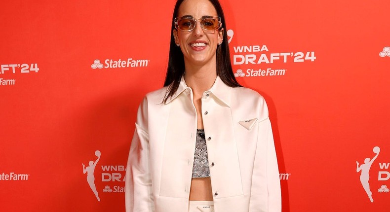 Caitlin Clark attends the 2024 WNBA Draft.Sarah Stier/Getty Images