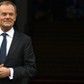 President of the European Council Donald Tusk waiting outside Government buildings in Dublin