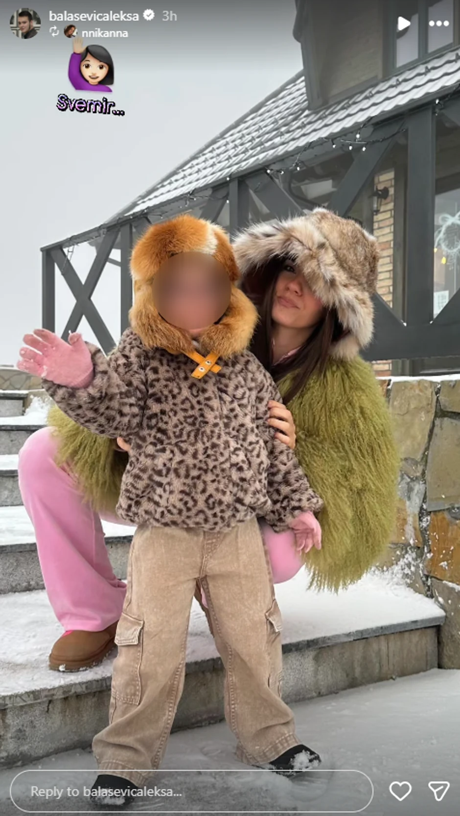 Aleksa Balašević pokazao ženu i ćerku