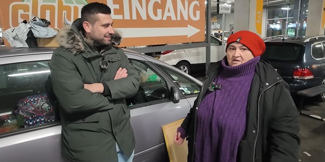 Nevenka u emisiji "Auslenderi"