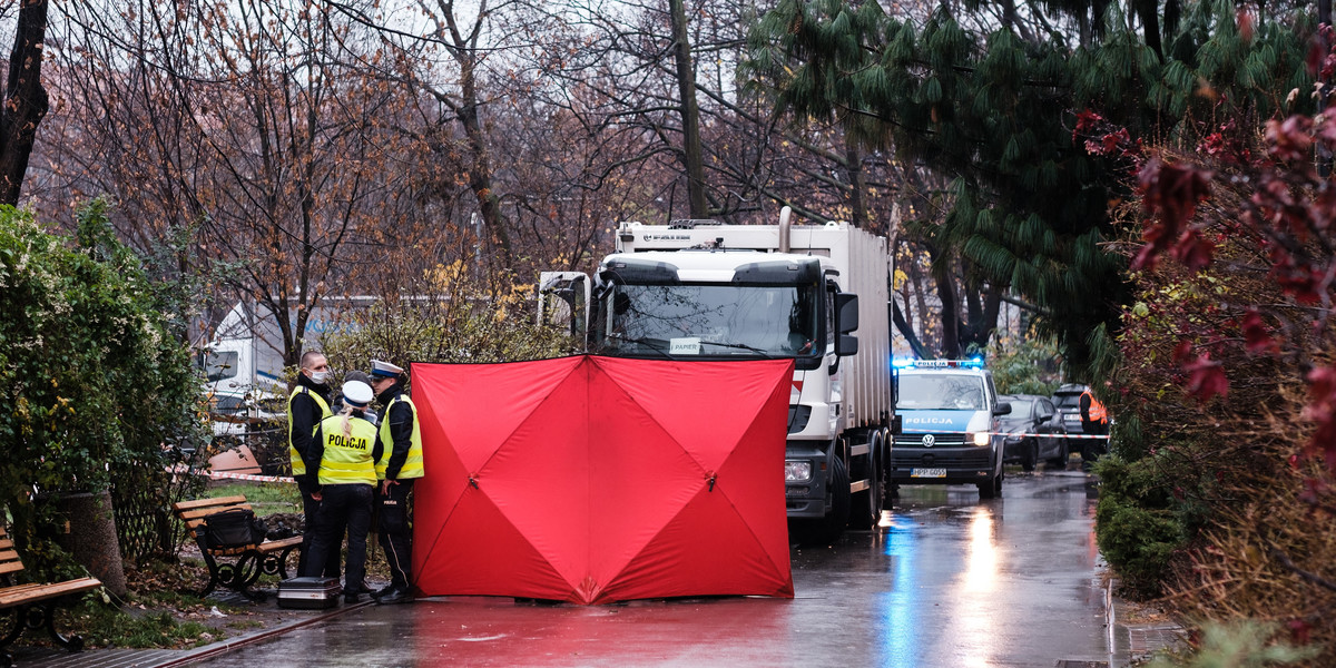 Tragedia w Gliwicach. młody mężczyzna zginął pod kołami śmieciarki