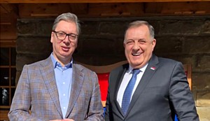 Aleksandar Vučić i Milorad Dodik