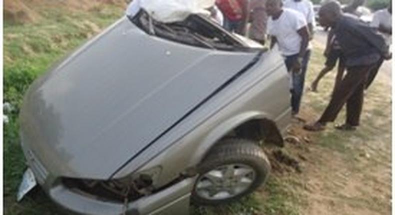 Accidented vehicle in Abuja