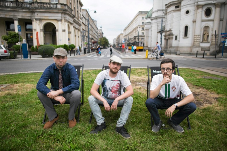 "Hipster prawica". W. Mucha, M. Matyszkowicz, S. Pereira w 2013 r.