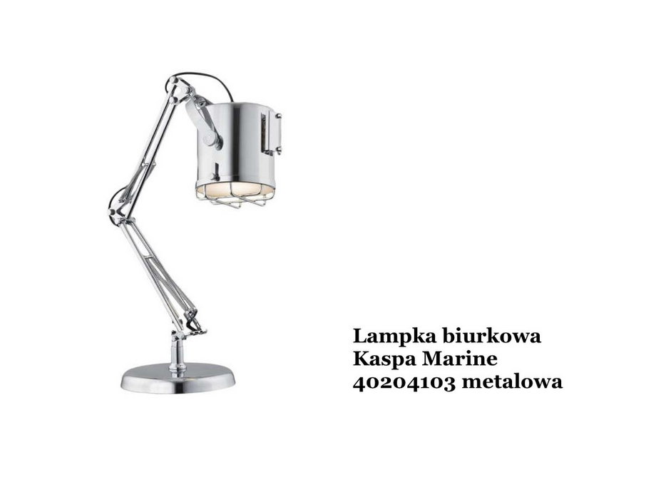 Lampka biurkowa Kaspa Marine 40204103 metalowa