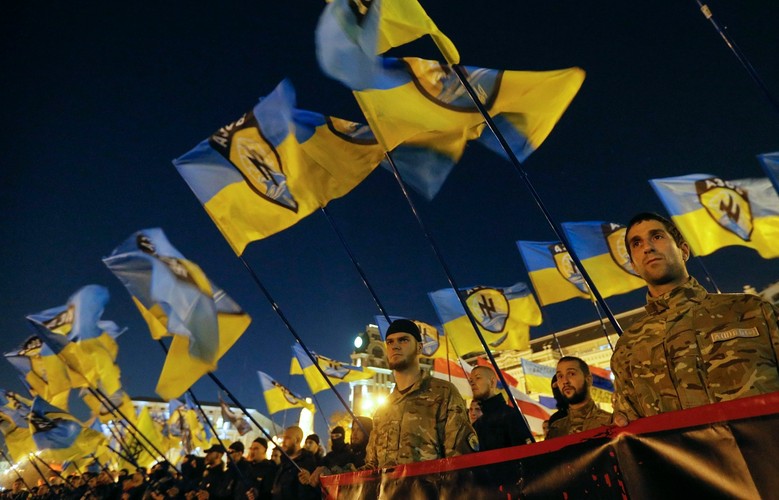 Marsze z okazji 72. rocznicy utworzenia Ukraińskiej Powstańczej Armii (UPA)