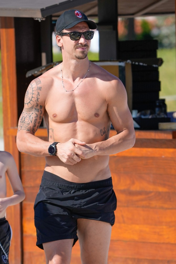 Zlatan Ibrahimović na plaži u Majamiju