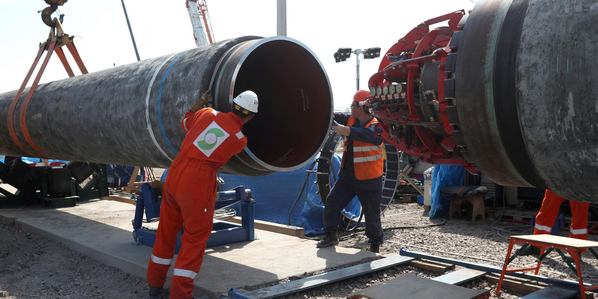 Gazociąg Nord Stream 2 jest ukończony w 90 proc.
