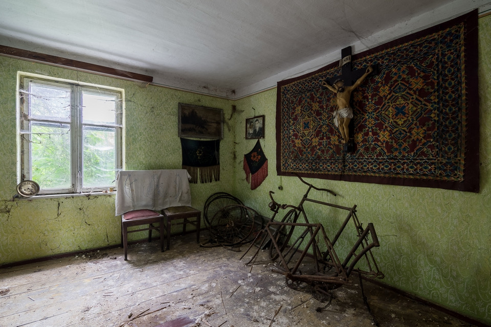 Opuszczona chata w powiecie kaliskim, Wielkopolska