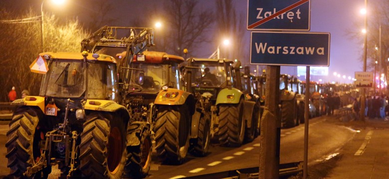 Koniec blokady w Zakręcie. Rolnicy zjeżdżają z drogi