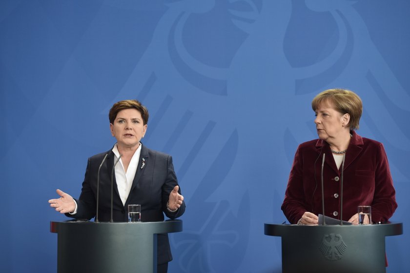 Beata Szydło i Angela Merkel